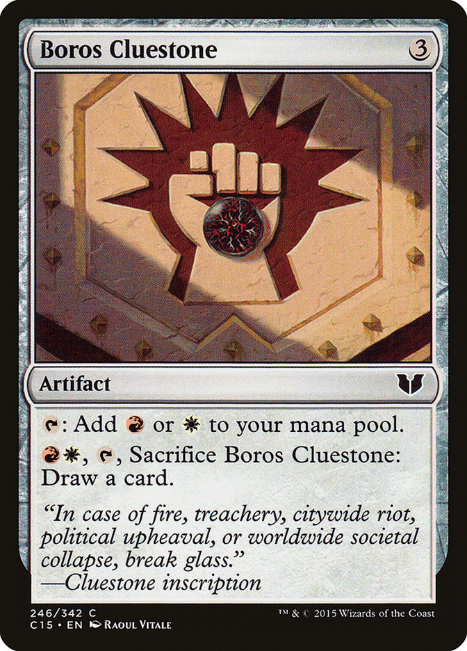 Boros Cluestone [Commander 2015] - The Mythic Store | 24h Order Processing