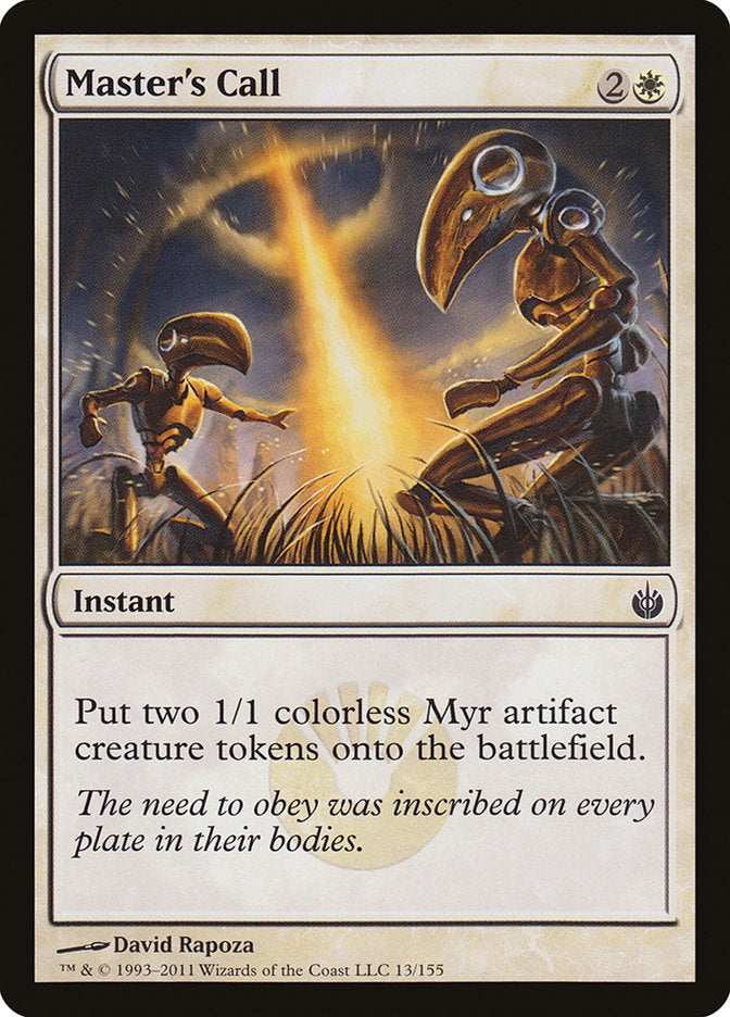 Master's Call [Mirrodin Besieged] - The Mythic Store | 24h Order Processing