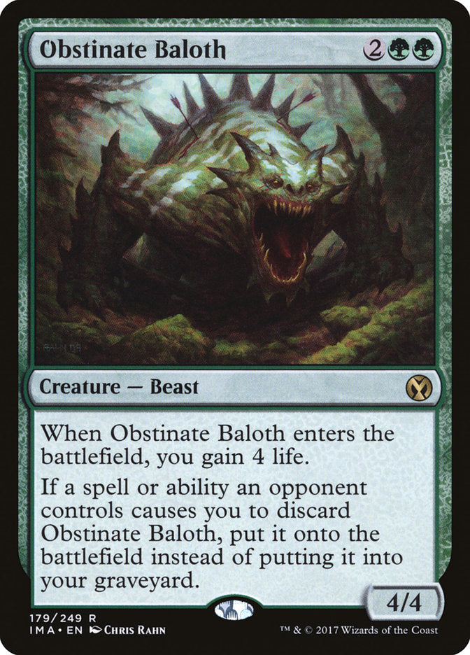 Obstinate Baloth [Iconic Masters] - The Mythic Store | 24h Order Processing
