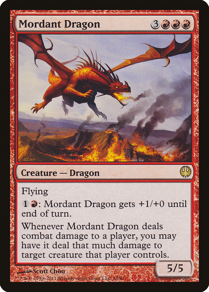 Mordant Dragon [Duel Decks: Knights vs. Dragons] - The Mythic Store | 24h Order Processing