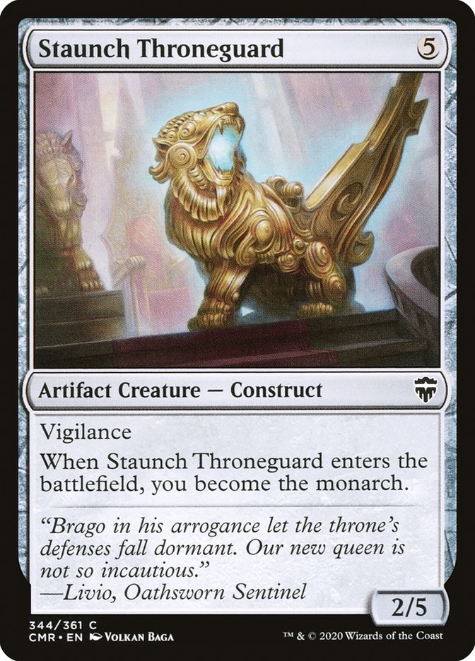 Staunch Throneguard [Commander Legends] - The Mythic Store | 24h Order Processing
