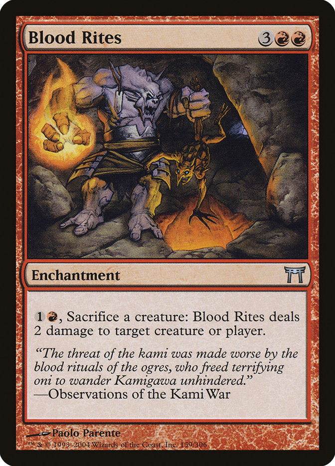 Blood Rites [Champions of Kamigawa] - The Mythic Store | 24h Order Processing