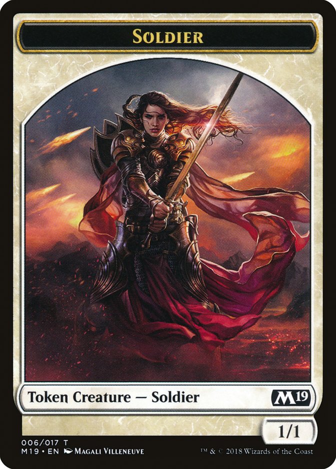 Soldier Token [Core Set 2019 Tokens] - The Mythic Store | 24h Order Processing