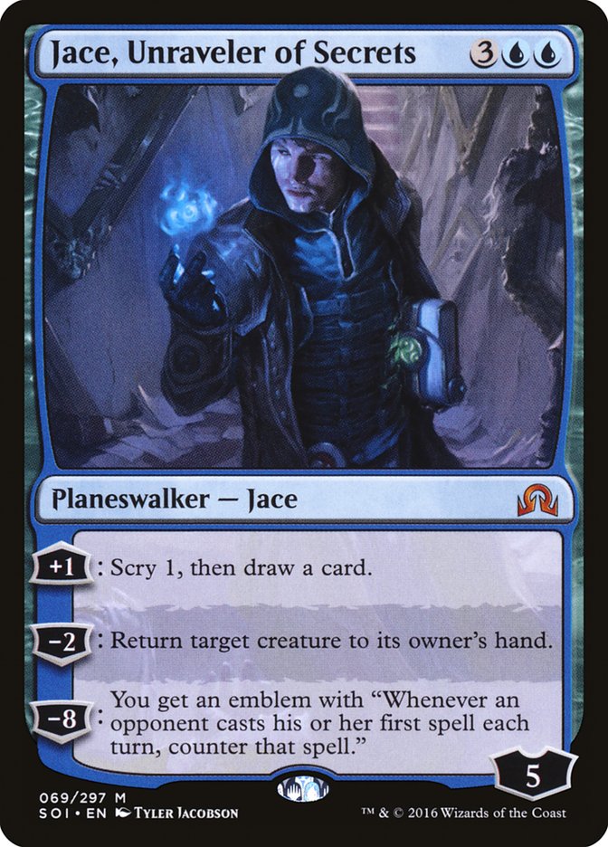 Jace, Unraveler of Secrets [Shadows over Innistrad] - The Mythic Store | 24h Order Processing