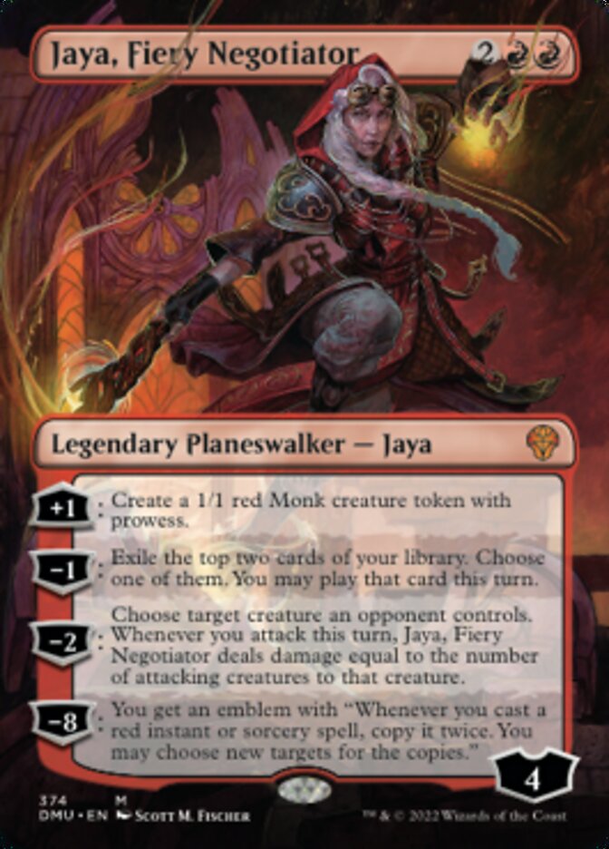 Jaya, Fiery Negotiator (Borderless) [Dominaria United] - The Mythic Store | 24h Order Processing