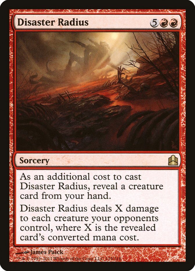 Disaster Radius [Commander 2011] - The Mythic Store | 24h Order Processing