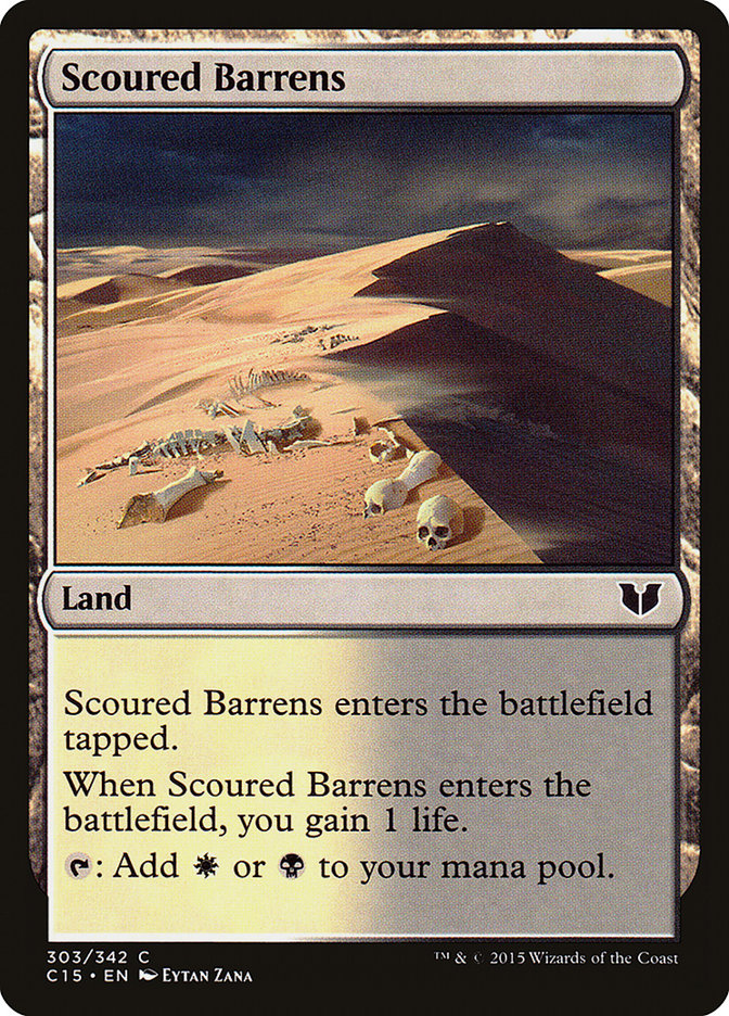 Scoured Barrens [Commander 2015] - The Mythic Store | 24h Order Processing