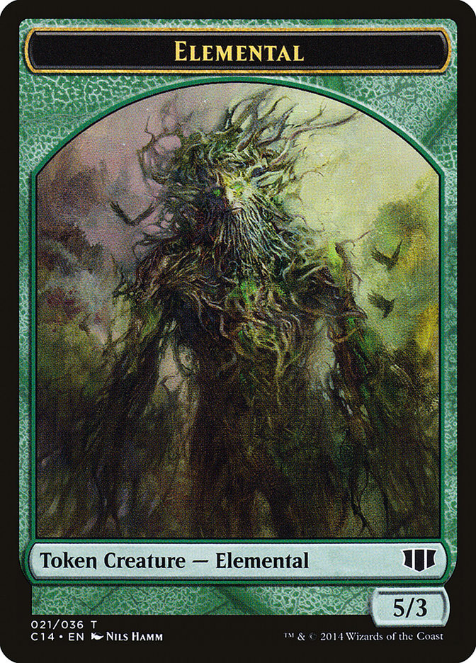 Elemental // Beast (019/036) Double-Sided Token [Commander 2014 Tokens] - The Mythic Store | 24h Order Processing