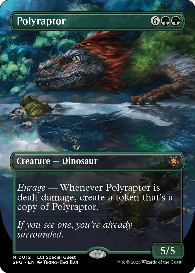 Polyraptor (Borderless) [The Lost Caverns of Ixalan Special Guests] - The Mythic Store | 24h Order Processing