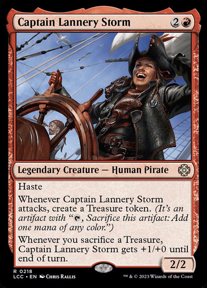 Captain Lannery Storm [The Lost Caverns of Ixalan Commander] - The Mythic Store | 24h Order Processing