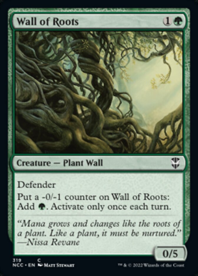 Wall of Roots [Streets of New Capenna Commander] - The Mythic Store | 24h Order Processing