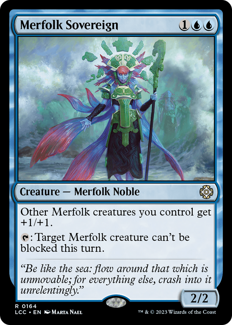 Merfolk Sovereign [The Lost Caverns of Ixalan Commander] - The Mythic Store | 24h Order Processing