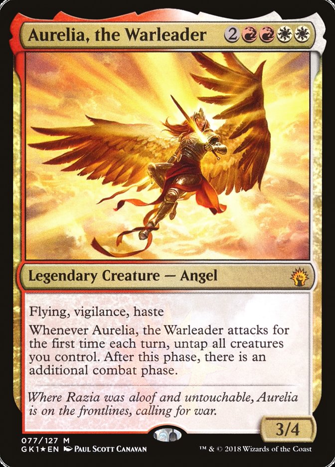 Aurelia, the Warleader [Guilds of Ravnica Guild Kit] - The Mythic Store | 24h Order Processing