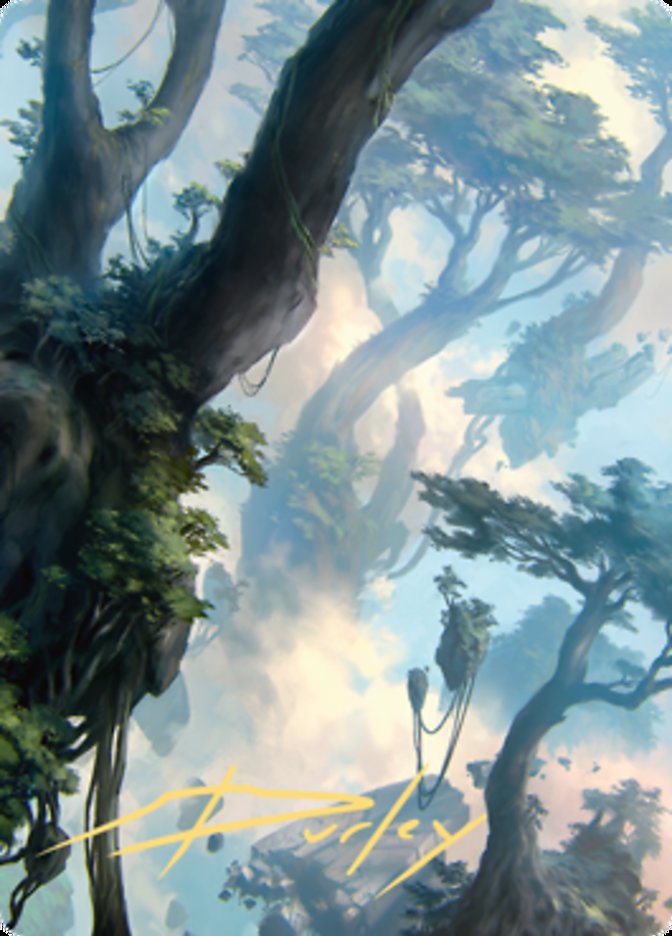 Forest 1 Art Card (Gold-Stamped Signature) [Zendikar Rising Art Series] - The Mythic Store | 24h Order Processing