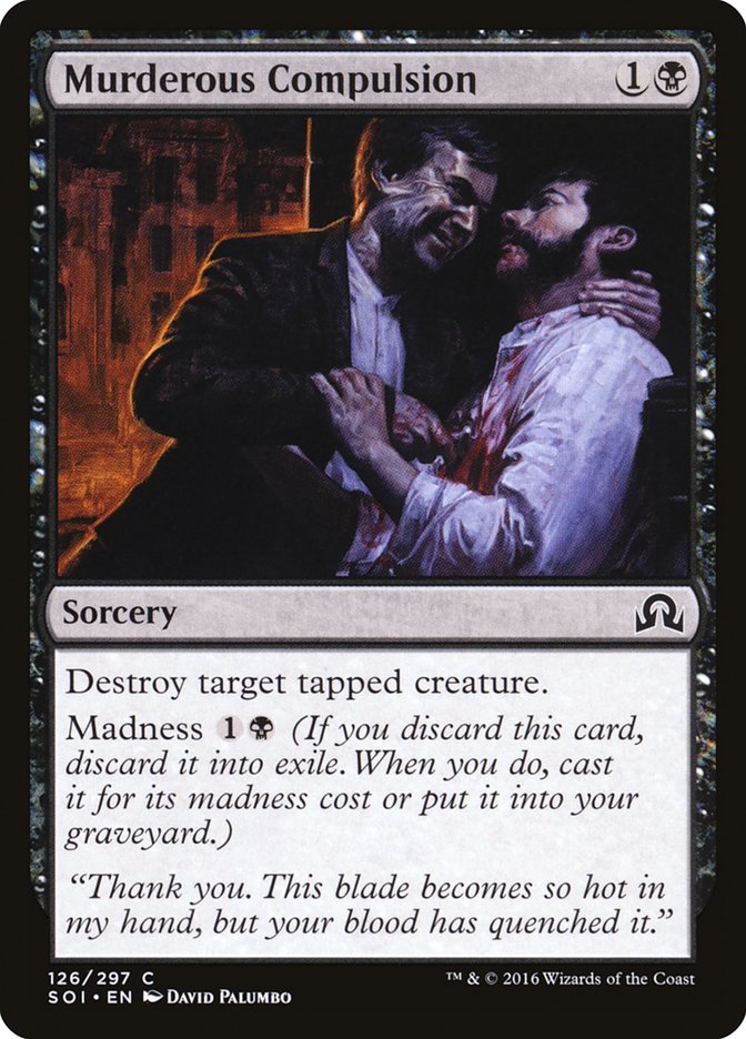 Murderous Compulsion [Shadows over Innistrad] - The Mythic Store | 24h Order Processing