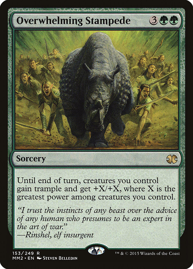 Overwhelming Stampede [Modern Masters 2015] - The Mythic Store | 24h Order Processing