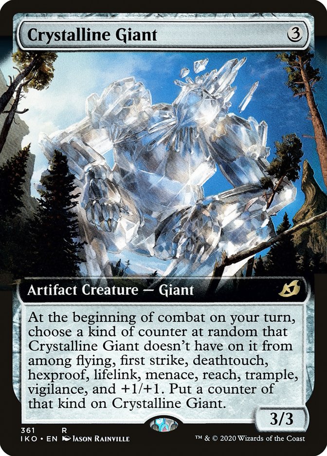 Crystalline Giant (Extended Art) [Ikoria: Lair of Behemoths] - The Mythic Store | 24h Order Processing
