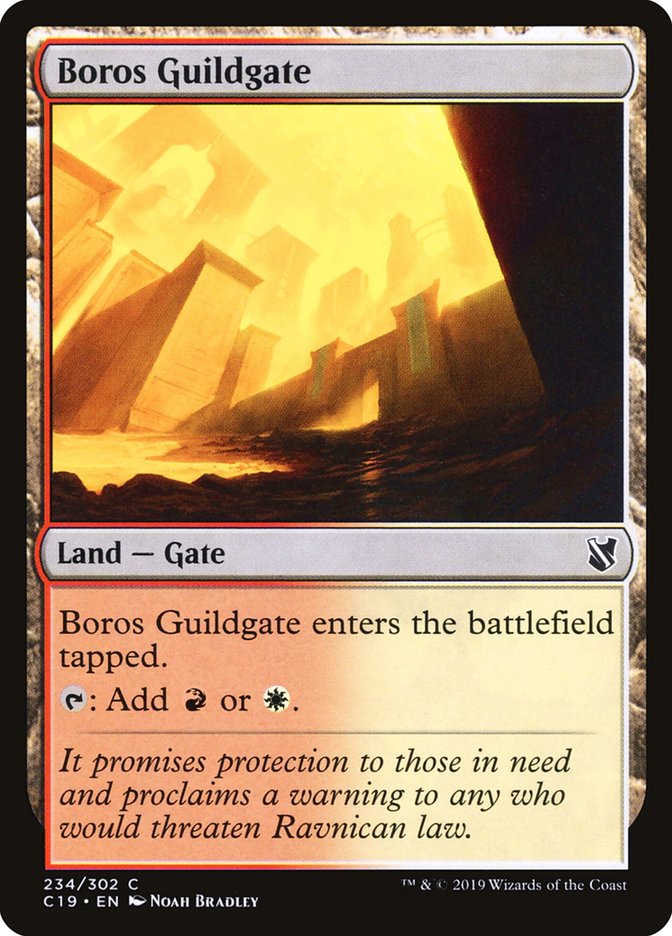 Boros Guildgate [Commander 2019] - The Mythic Store | 24h Order Processing