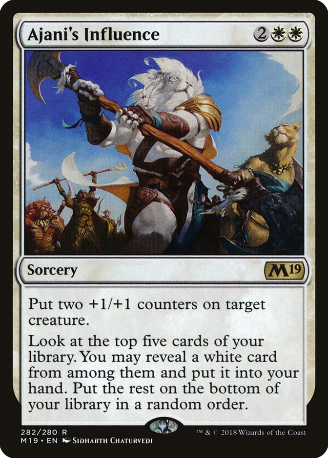 Ajani's Influence [Core Set 2019] - The Mythic Store | 24h Order Processing