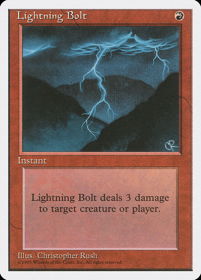 Lightning Bolt [Fourth Edition] - The Mythic Store | 24h Order Processing