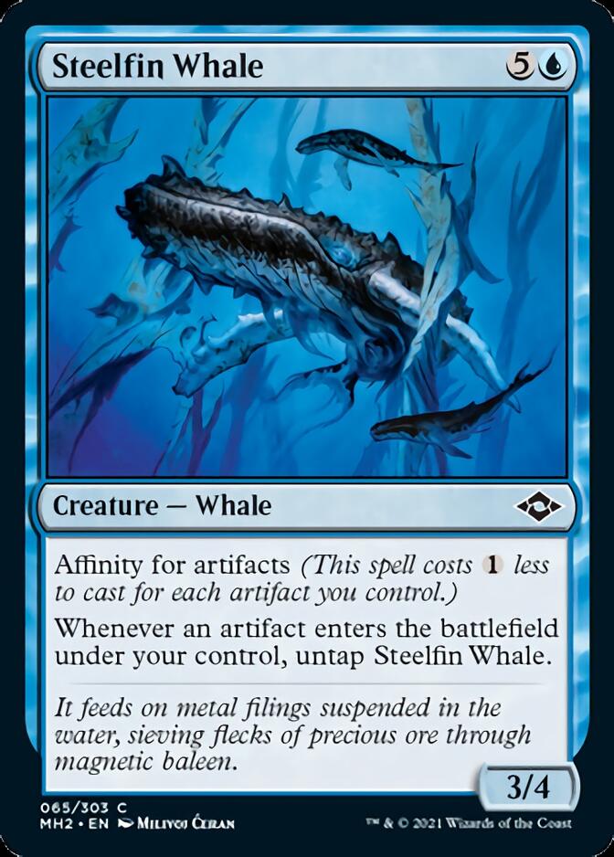 Steelfin Whale [Modern Horizons 2] - The Mythic Store | 24h Order Processing