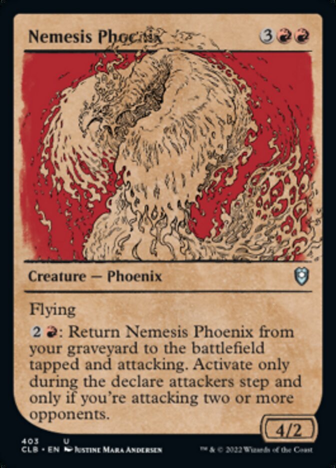 Nemesis Phoenix (Showcase) [Commander Legends: Battle for Baldur's Gate] - The Mythic Store | 24h Order Processing