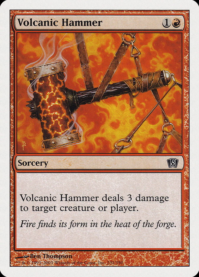 Volcanic Hammer [Eighth Edition] - The Mythic Store | 24h Order Processing