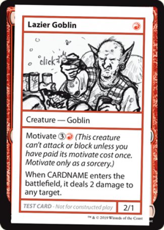 Lazier Goblin (2021 Edition) [Mystery Booster Playtest Cards] - The Mythic Store | 24h Order Processing