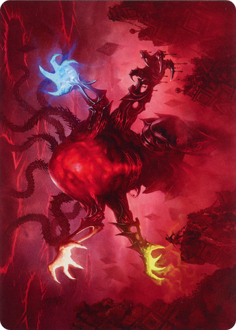 Omnath, Locus of All Art Card (51) [March of the Machine Art Series] - The Mythic Store | 24h Order Processing