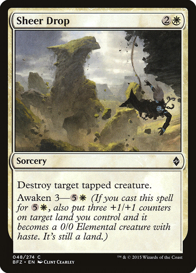 Sheer Drop [Battle for Zendikar] - The Mythic Store | 24h Order Processing