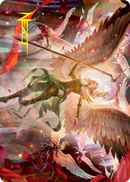 Sigarda's Summons Art Card (Gold-Stamped Signature) [Innistrad: Crimson Vow Art Series] - The Mythic Store | 24h Order Processing