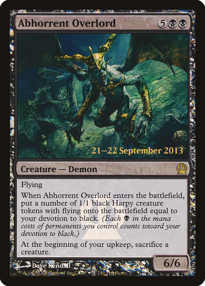 Abhorrent Overlord [Theros Prerelease Promos] - The Mythic Store | 24h Order Processing