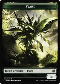 Plant // Snake Double-Sided Token [Commander 2019 Tokens] - The Mythic Store | 24h Order Processing