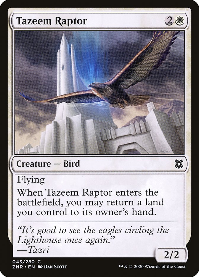 Tazeem Raptor [Zendikar Rising] - The Mythic Store | 24h Order Processing