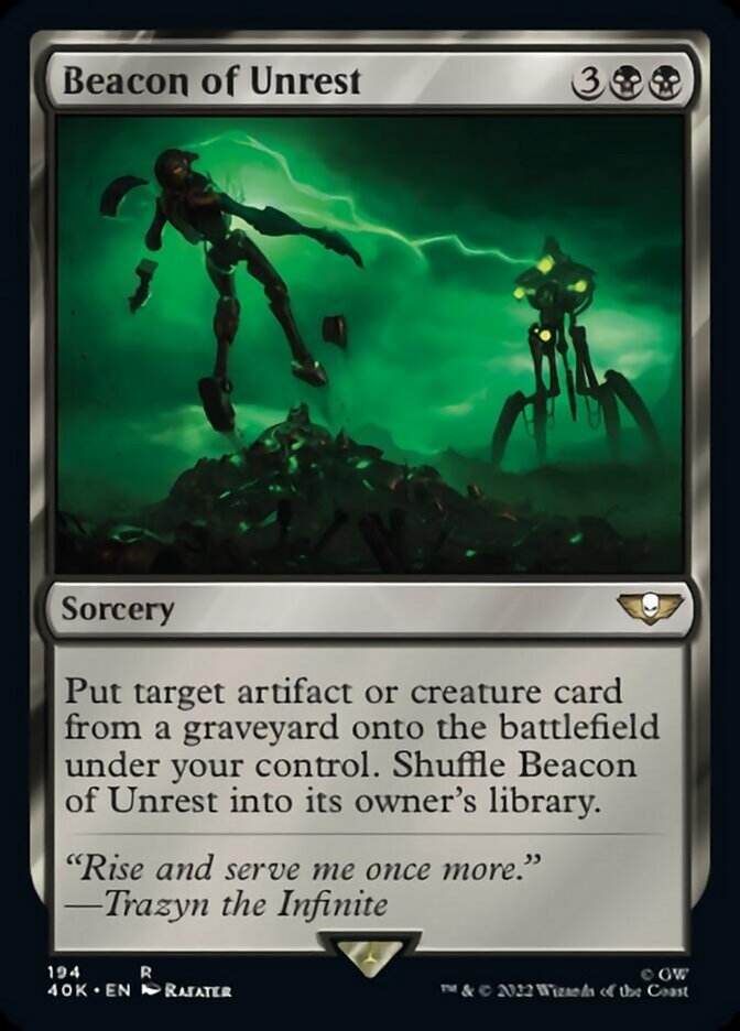 Beacon of Unrest (Surge Foil) [Warhammer 40,000] - The Mythic Store | 24h Order Processing