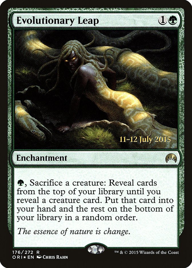 Evolutionary Leap [Magic Origins Prerelease Promos] - The Mythic Store | 24h Order Processing