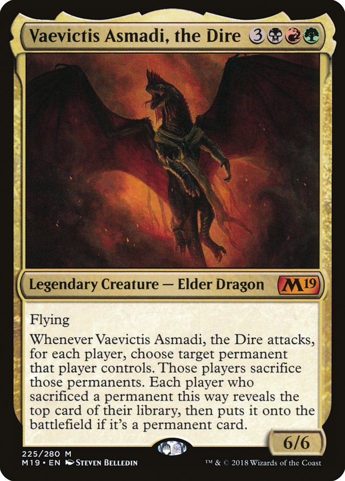 Vaevictis Asmadi, the Dire [Core Set 2019] - The Mythic Store | 24h Order Processing
