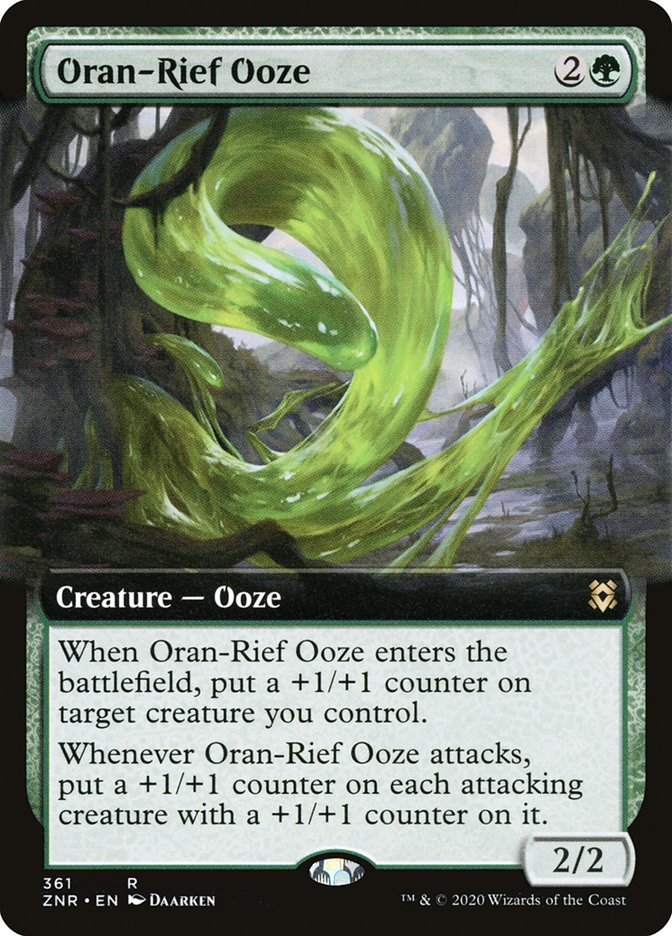 Oran-Rief Ooze (Extended Art) [Zendikar Rising] - The Mythic Store | 24h Order Processing