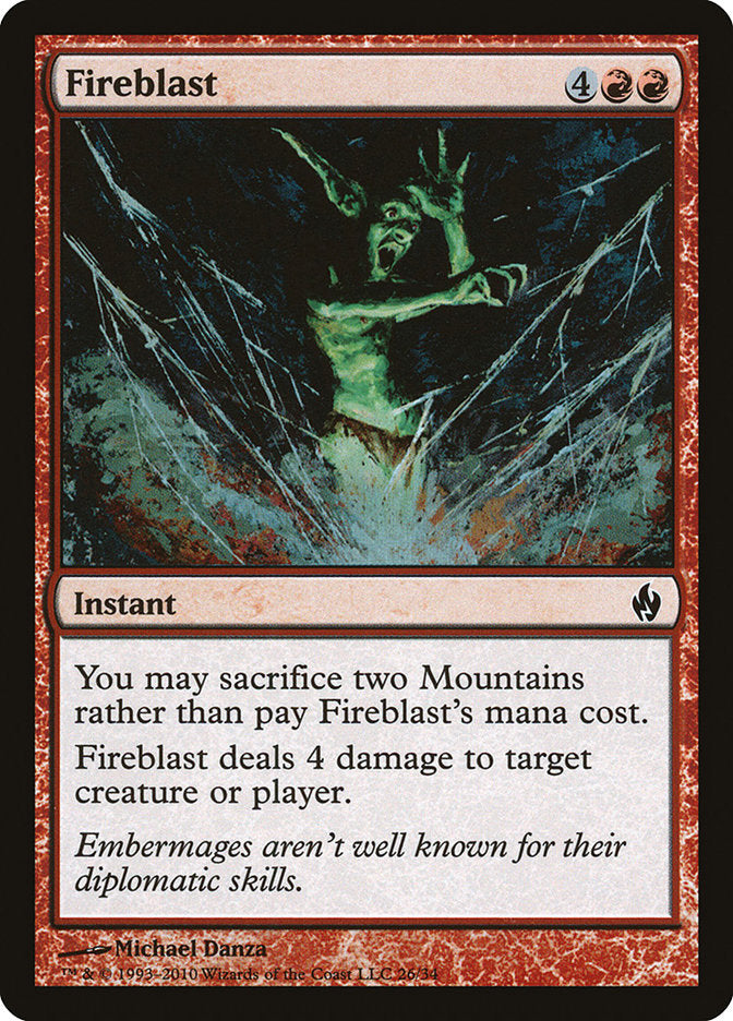 Fireblast [Premium Deck Series: Fire and Lightning] - The Mythic Store | 24h Order Processing