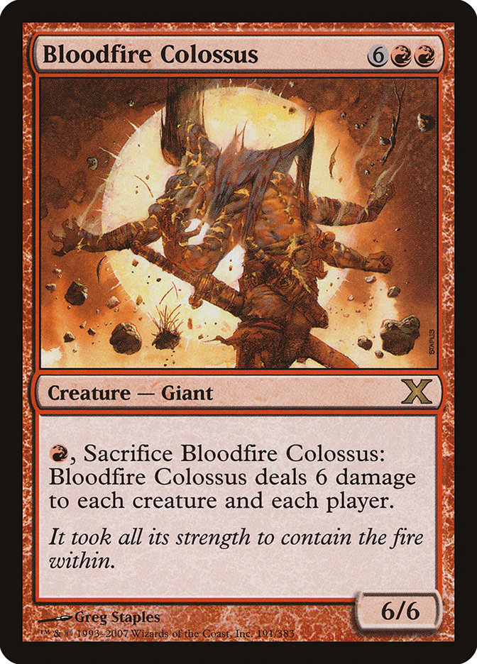 Bloodfire Colossus [Tenth Edition] - The Mythic Store | 24h Order Processing