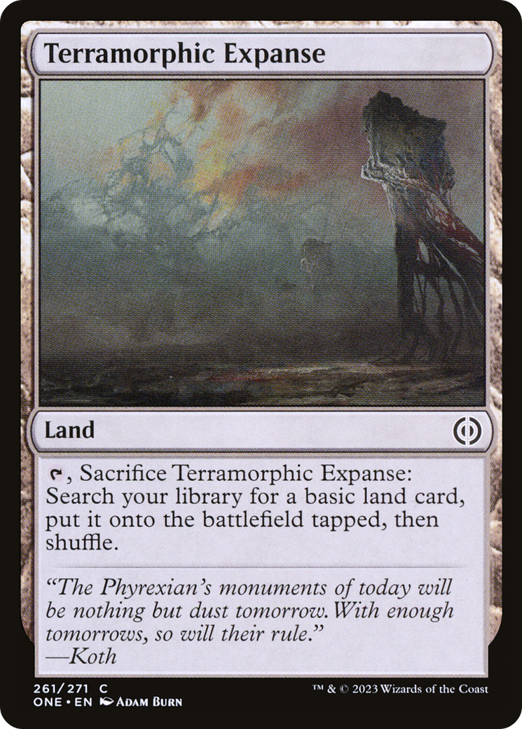 Terramorphic Expanse [Phyrexia: All Will Be One] - The Mythic Store | 24h Order Processing