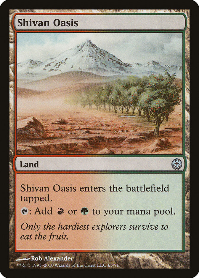 Shivan Oasis [Duel Decks: Phyrexia vs. the Coalition] - The Mythic Store | 24h Order Processing