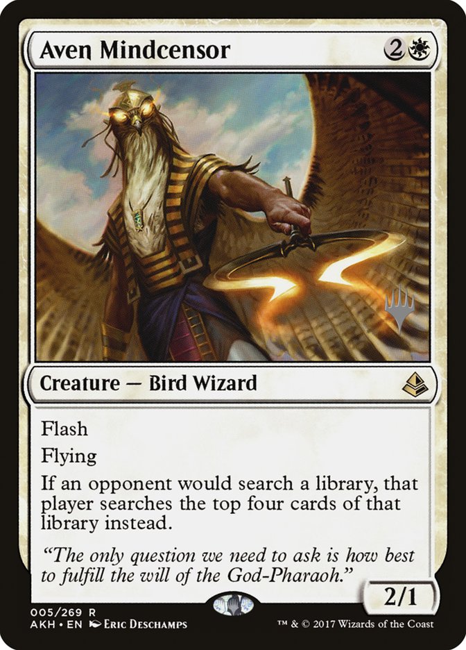 Aven Mindcensor (Promo Pack) [Amonkhet Promos] - The Mythic Store | 24h Order Processing