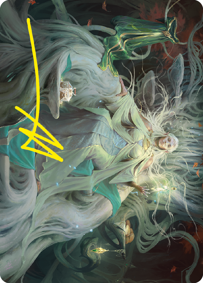 Galadriel, Gift-Giver Art Card (Gold-Stamped Signature) [The Lord of the Rings: Tales of Middle-earth Art Series] - The Mythic Store | 24h Order Processing