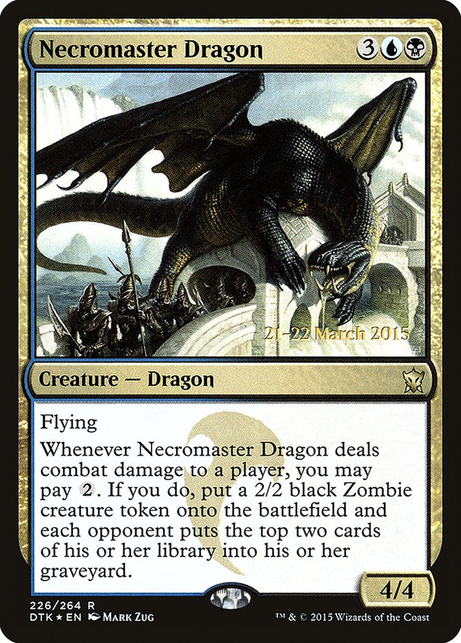 Necromaster Dragon [Dragons of Tarkir Prerelease Promos] - The Mythic Store | 24h Order Processing