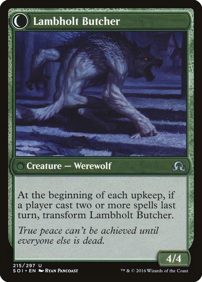 Lambholt Pacifist // Lambholt Butcher [Shadows over Innistrad] - The Mythic Store | 24h Order Processing