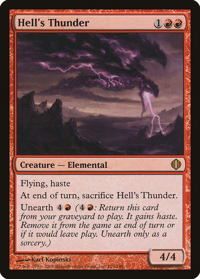 Hell's Thunder [Shards of Alara] - The Mythic Store | 24h Order Processing