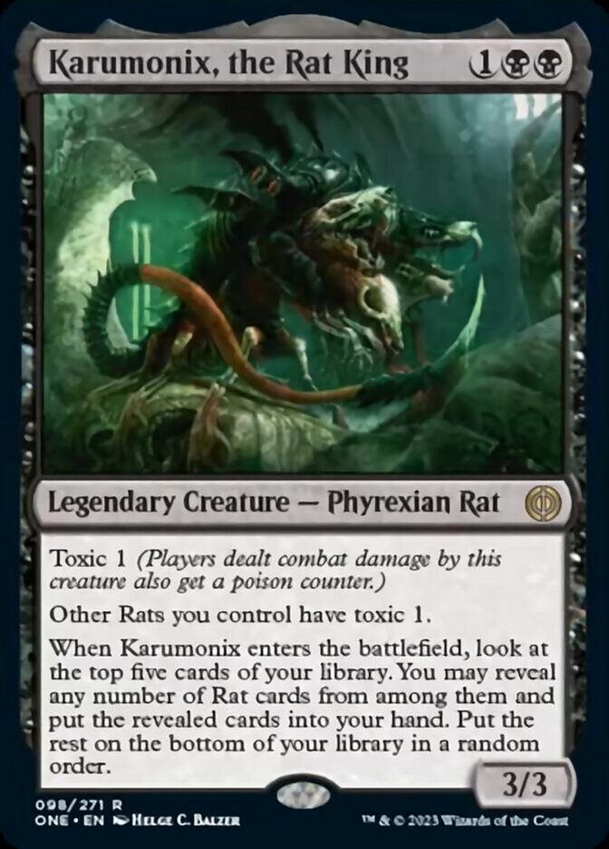 Karumonix, the Rat King [Phyrexia: All Will Be One] - The Mythic Store | 24h Order Processing