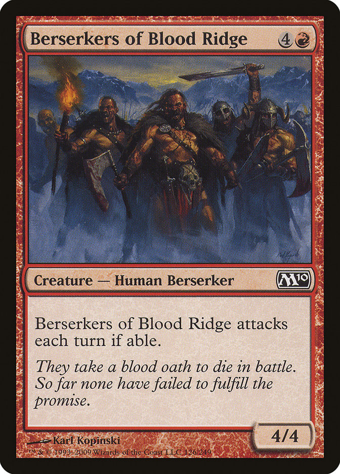 Berserkers of Blood Ridge [Magic 2010] - The Mythic Store | 24h Order Processing