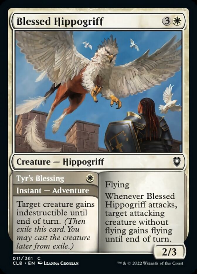 Blessed Hippogriff // Tyr's Blessing [Commander Legends: Battle for Baldur's Gate] - The Mythic Store | 24h Order Processing